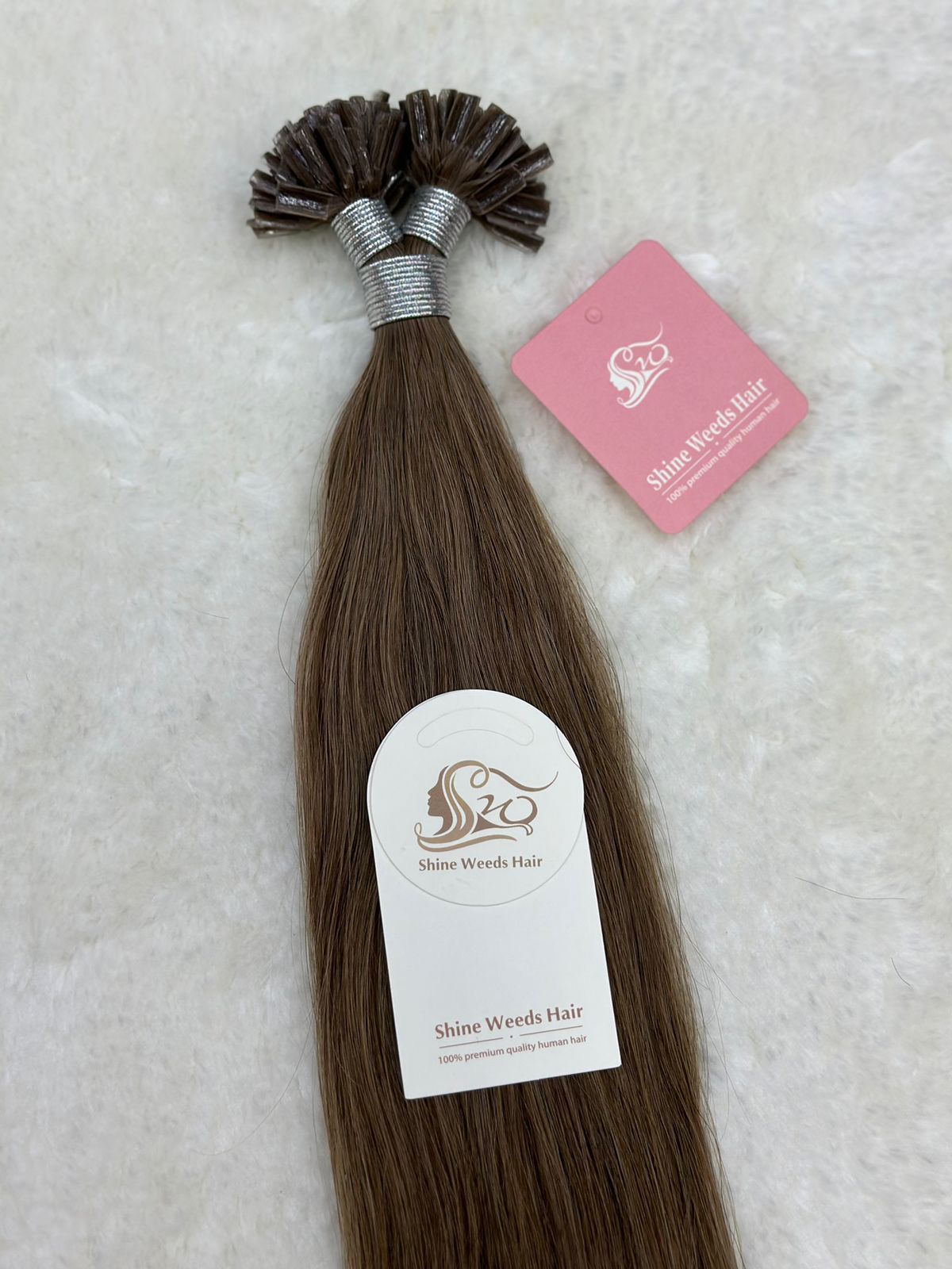 Nail Tip/U Tip Extention 24inch 60cm Natural Hair Premium Remy 100g 100pcs