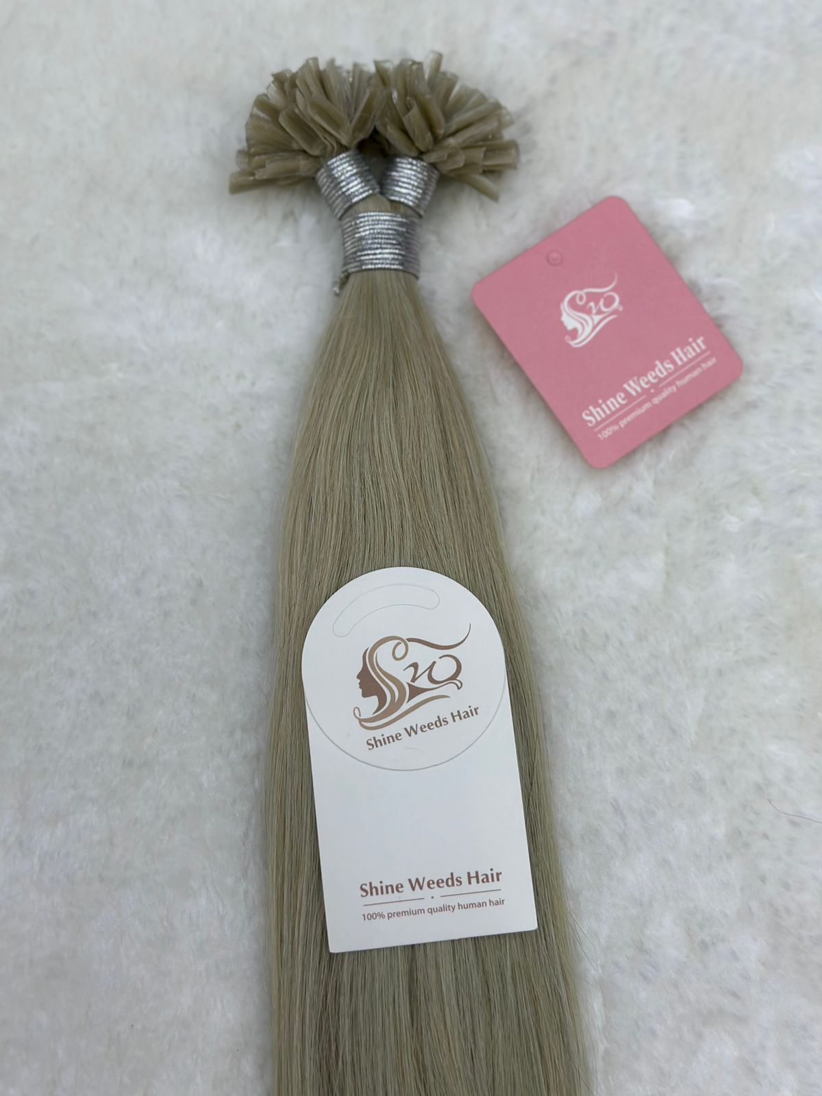 Nail Tip/U Tip Extention 24inch 60cm Natural Hair Premium Remy 100g 100pcs