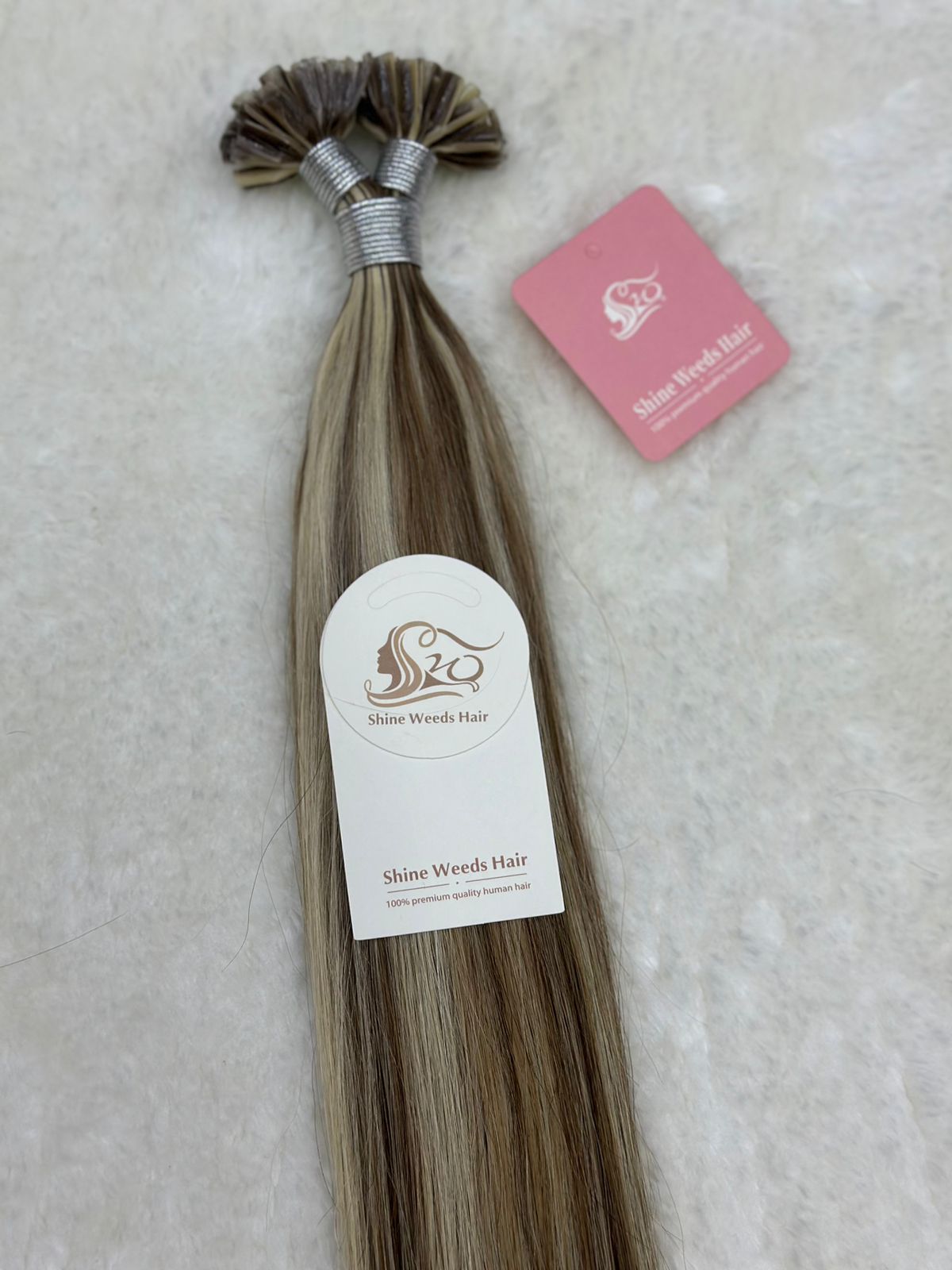 Nail Tip/U Tip Extention 24inch 60cm Natural Hair Premium Remy 100g 100pcs