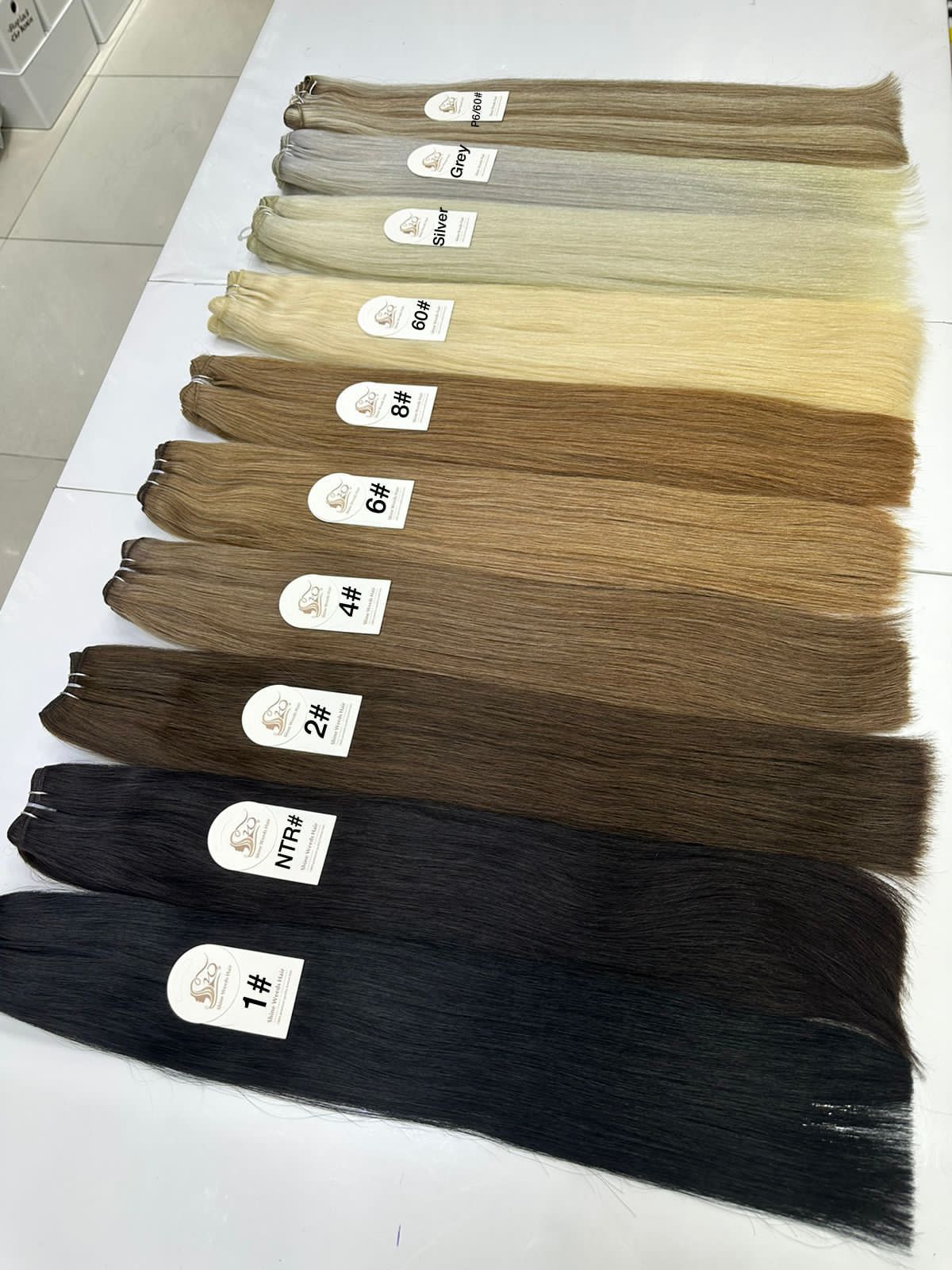 Hair Weft Clip Hair Extension Premium Remy 100g 24 inch 60cm