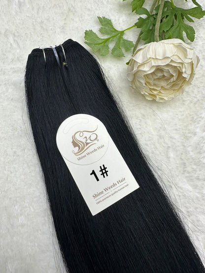Hair Weft Clip Hair Extension Premium Remy 100g 24 inch 60cm