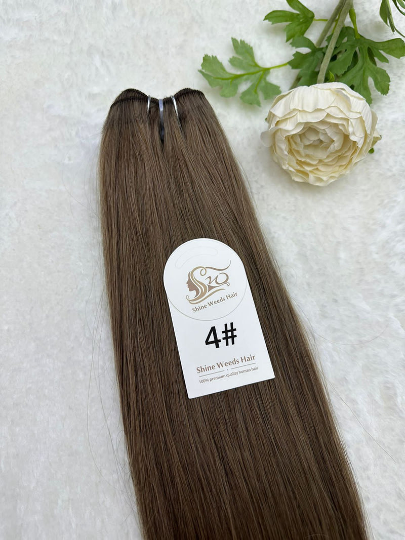Hair Weft Clip Hair Extension Premium Remy 100g 24 inch 60cm