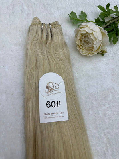 Hair Weft Clip Hair Extension Premium Remy 100g 24 inch 60cm