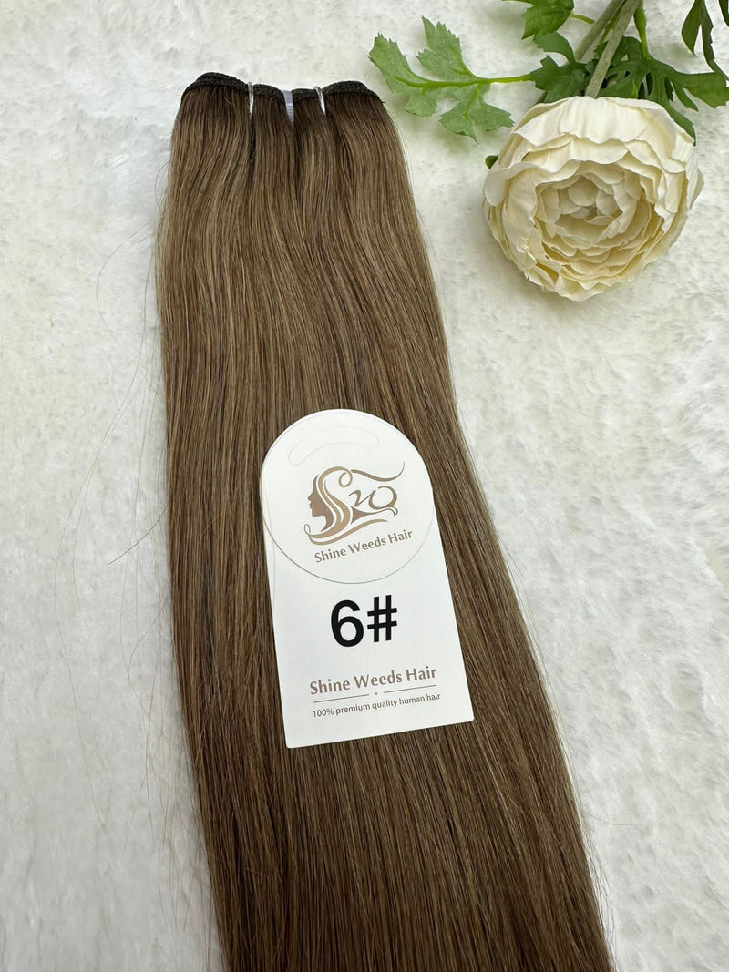 Hair Weft Clip Hair Extension Premium Remy 100g 24 inch 60cm
