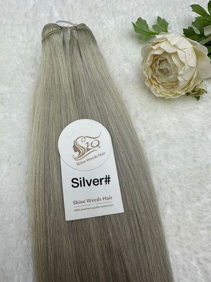 Hair Weft Clip Hair Extension Premium Remy 100g 24 inch 60cm