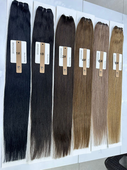 shine weeds 100% Human Hair Weft 200 grams