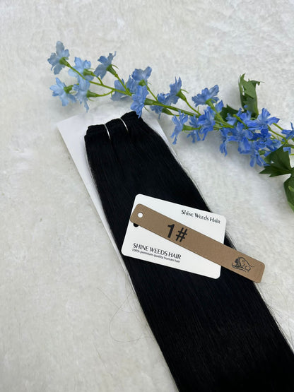 shine weeds 100% Human Hair Weft 200 grams