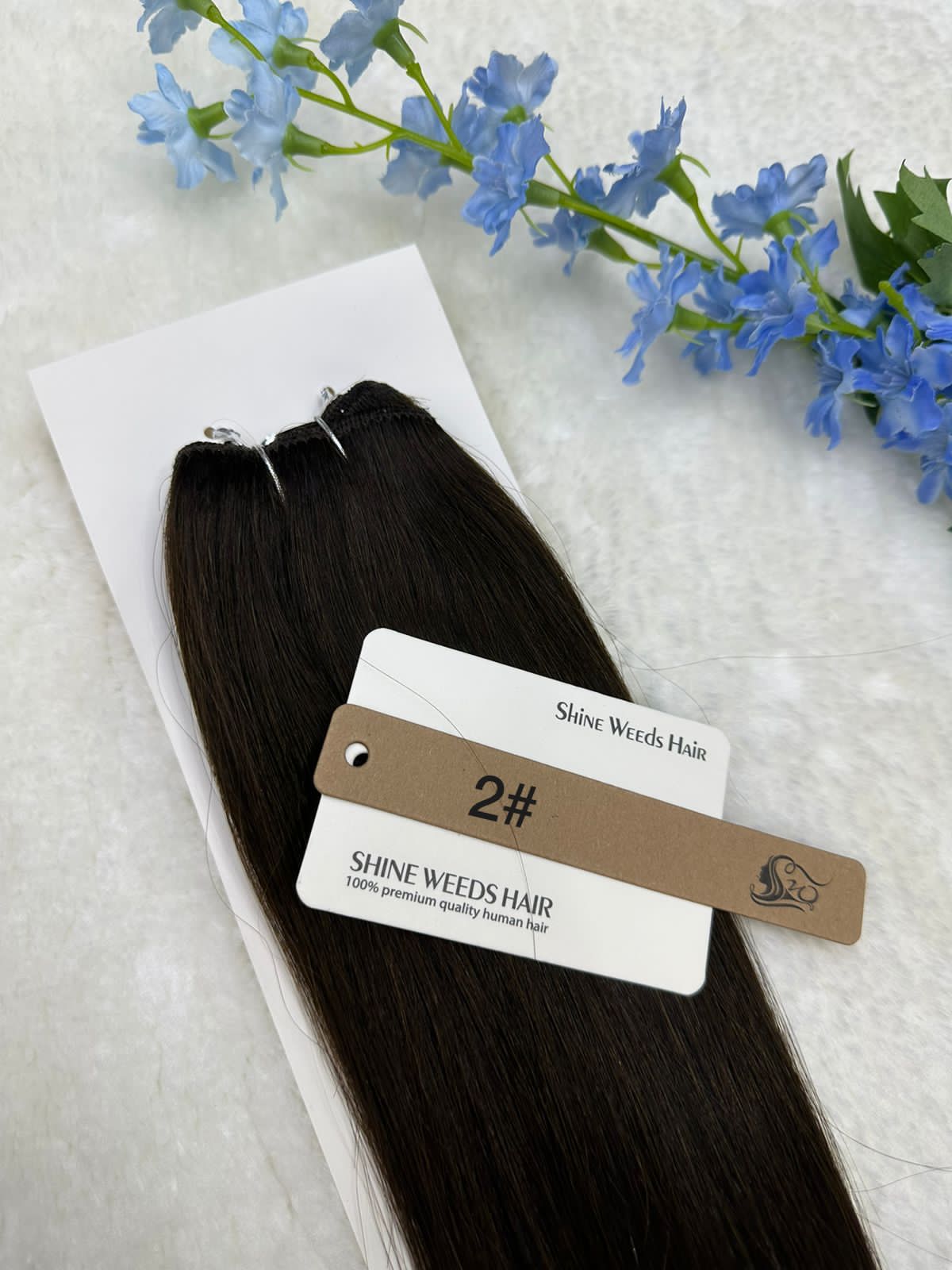 shine weeds 100% Human Hair Weft 200 grams