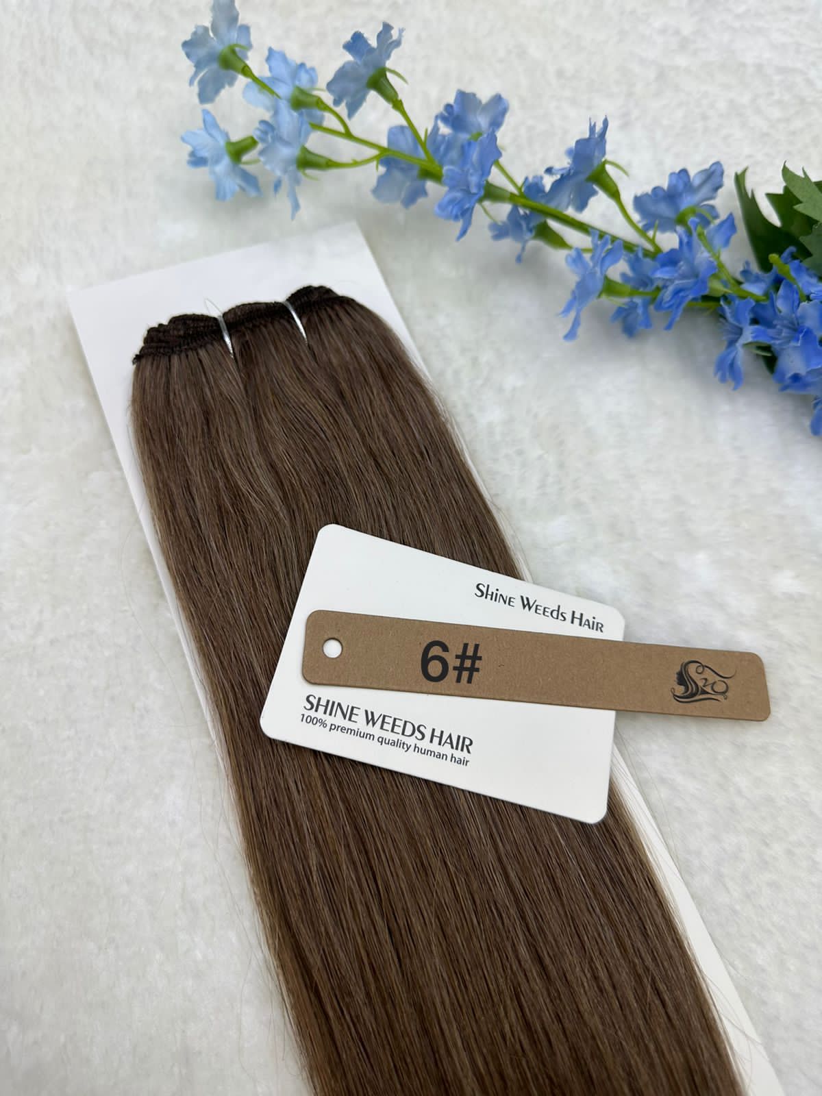 shine weeds 100% Human Hair Weft 200 grams