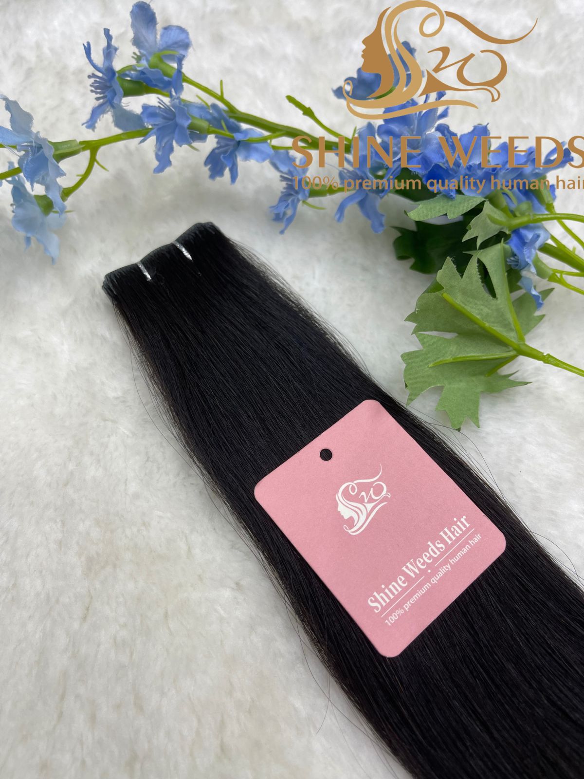 Seamless Invisible Virgin Human Hair Tape Extensions 100% Remy Human Hair 20 pieces x 4 cm wide Human Hair 24″-50g