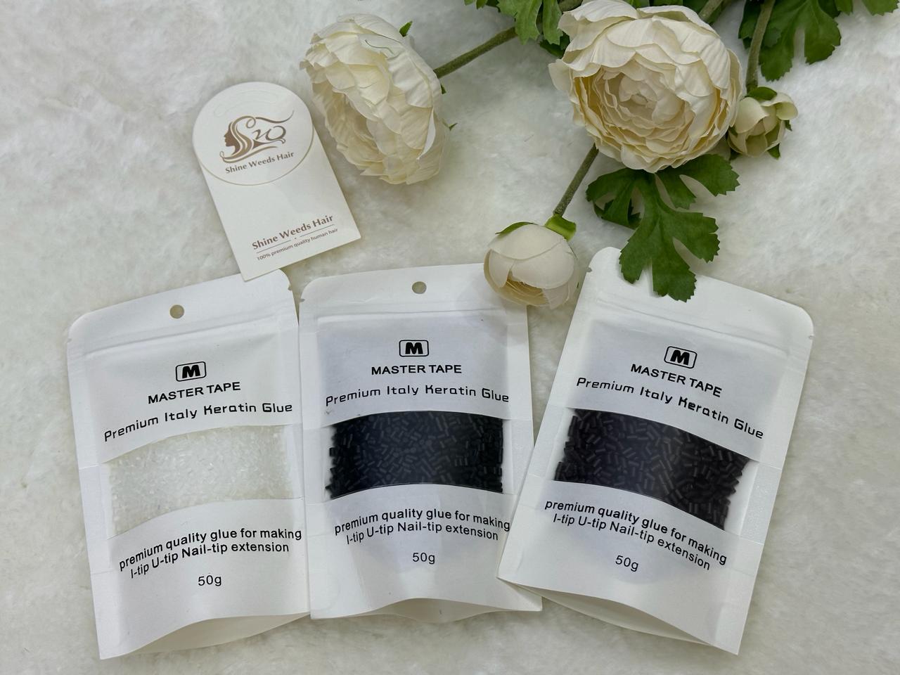 Keratin Glue for I tip, Nail Tip Extension 50g Master Tape