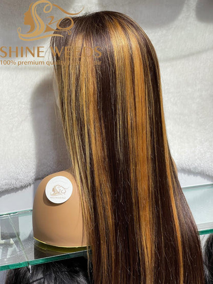 Double Drawn Hair Lace wig Natural Hair thick and bouncy 26''