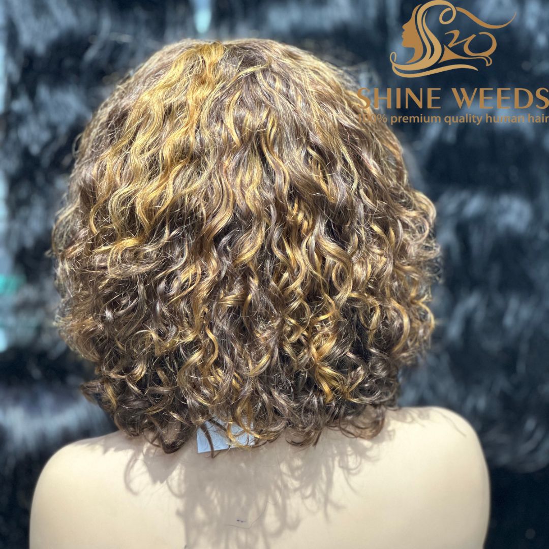 Short Wigs with Bangs African Fashion Natural Hair Wigs Mc