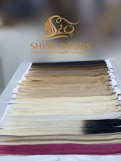 Tape in hair Extension Natural Hair 20pcs 40g NM 60cm 24''