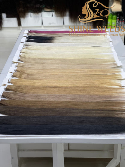 Tape in hair Extension Natural Hair 20pcs 40g NM 60cm 24''