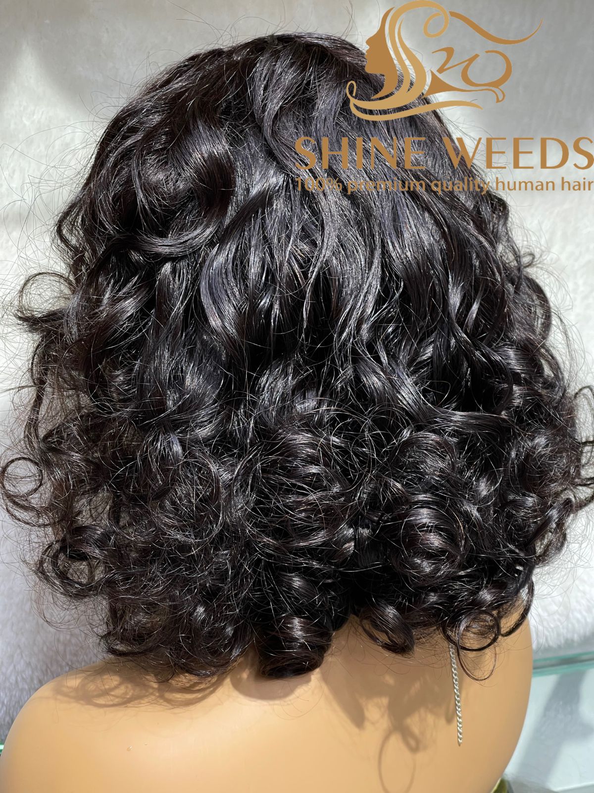 Short 13*4 Frontal Wig Wave French Style Natural Hair wig Model MQ