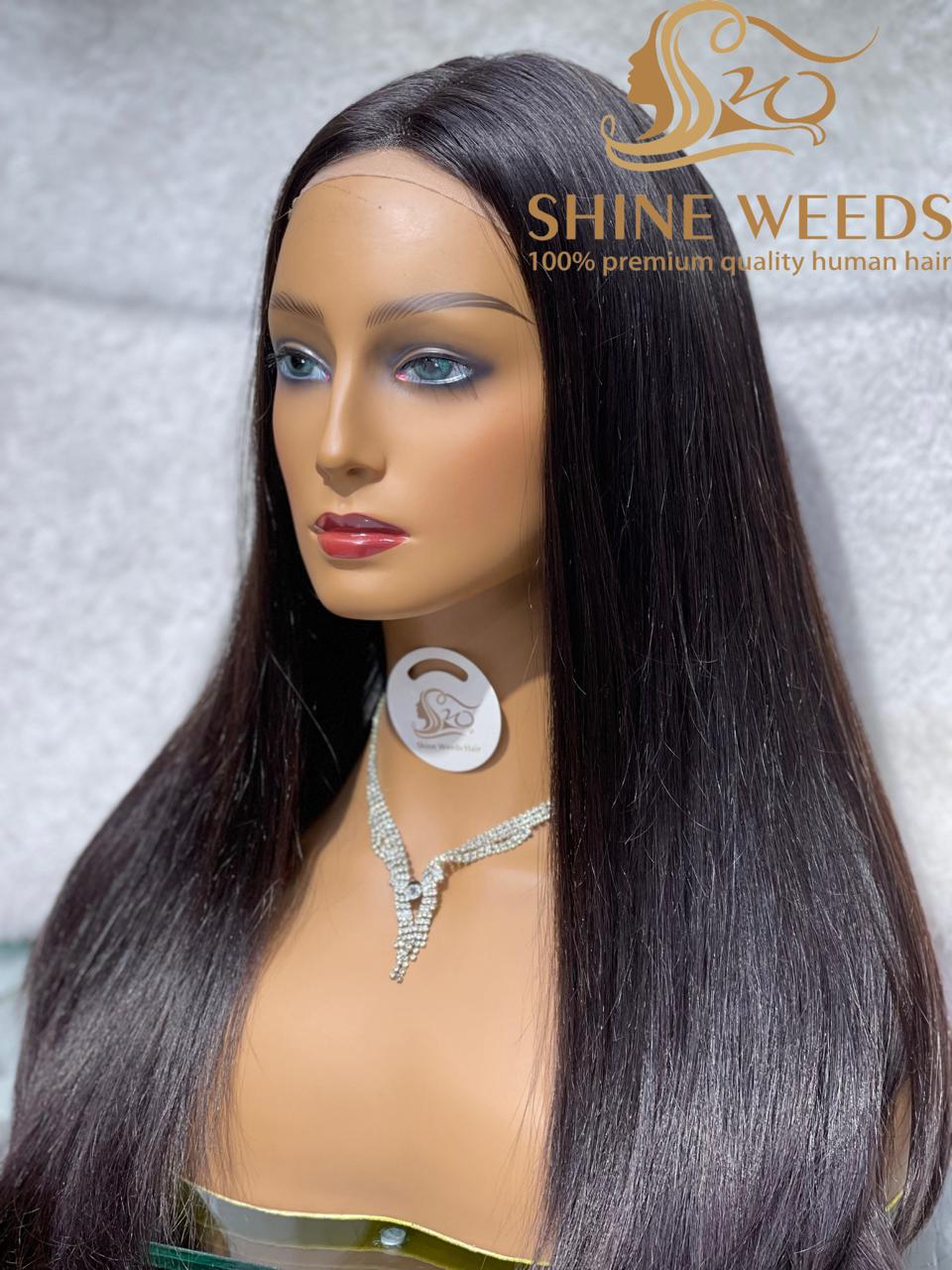 Long Lace wig Sraight Silky Natural Hair 18'' Model 9182