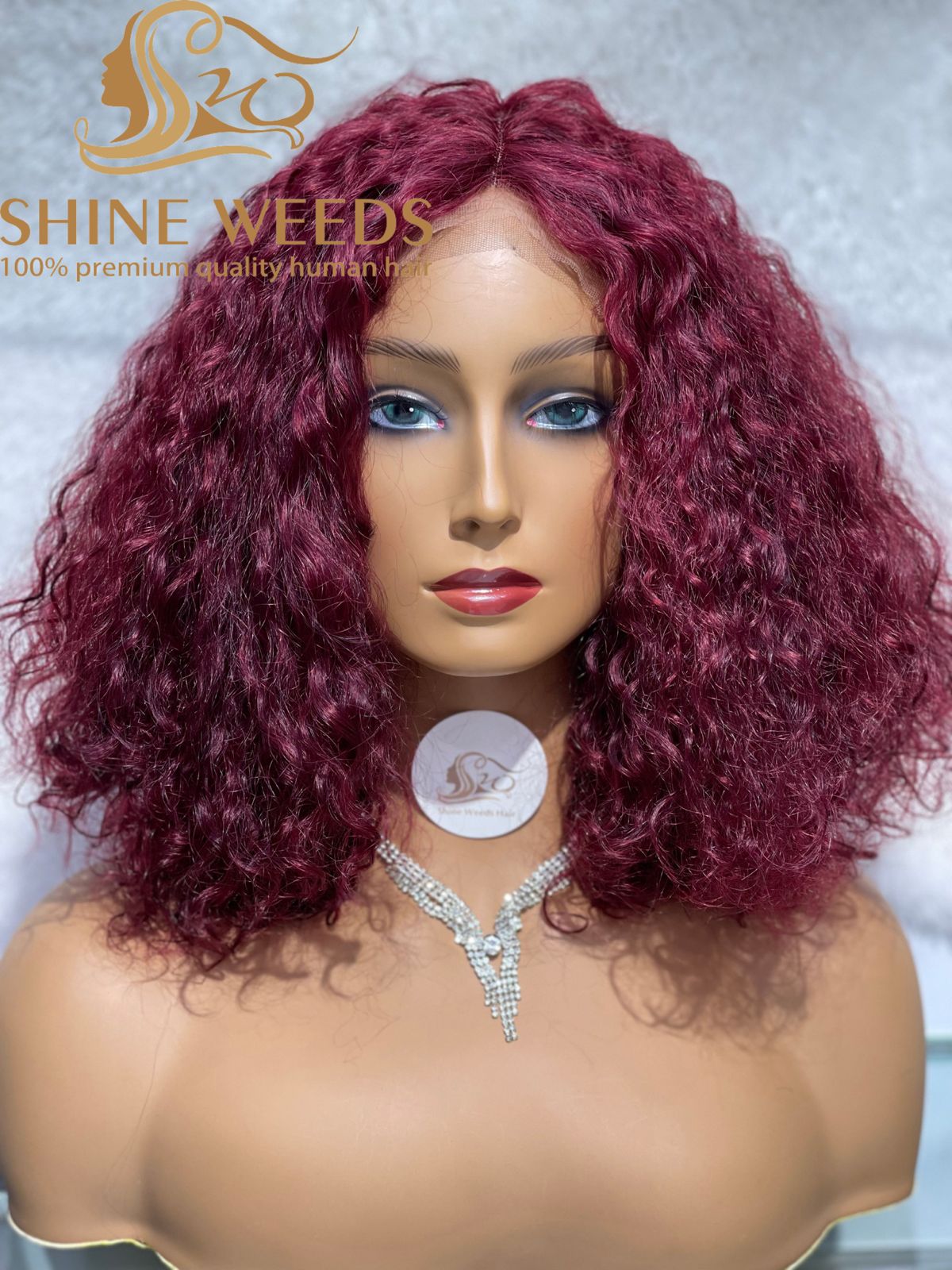 Short Curly Wig Natural hair Model 4*4 Tpart NW