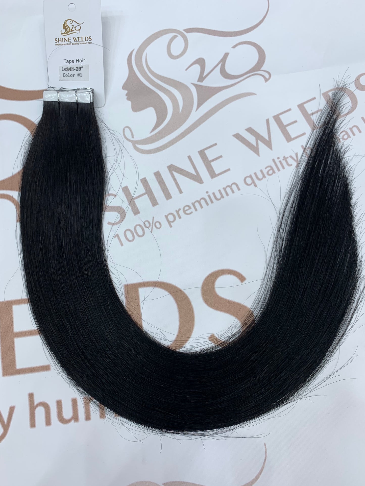 20"-22″-40g Tape In Virgin Human Hair Extensions 100% Remy Human Hair 20 Human Hair
