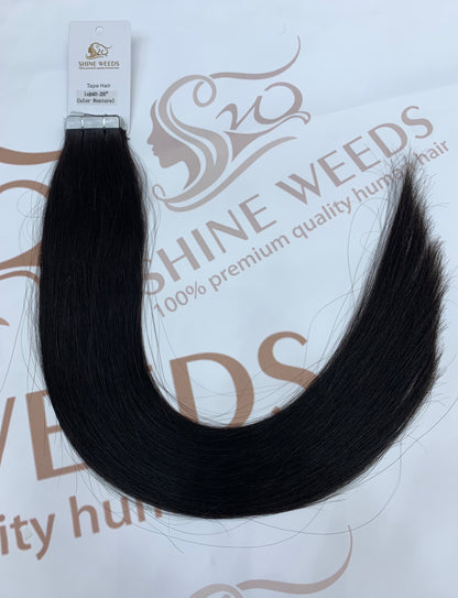 20"-22″-40g Tape In Virgin Human Hair Extensions 100% Remy Human Hair 20 Human Hair