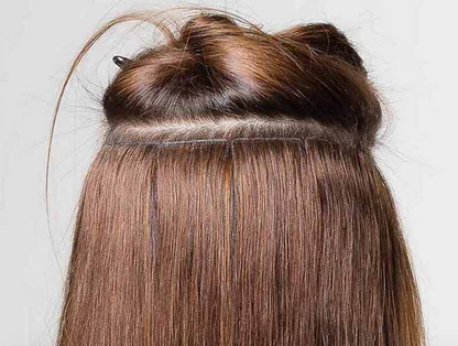 Seamless Invisible Virgin Human Hair Tape Extensions 100% Remy Human Hair 20 pieces x 4 cm wide Human Hair 24″-50g