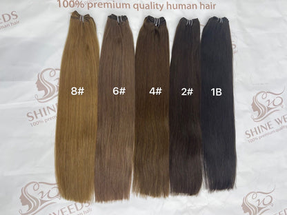 shine weeds 100% Human Hair Weft 200 grams